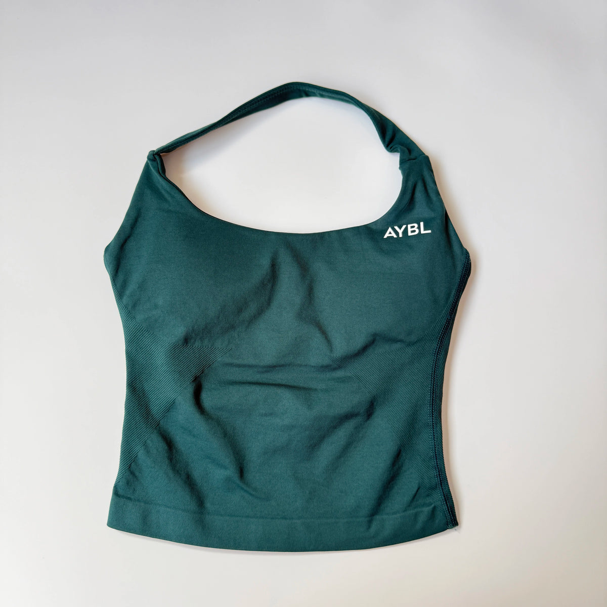 AYBL Seamless Halter Tank Top Green