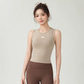 Alo Active Double-Strap Tank Top Khaki