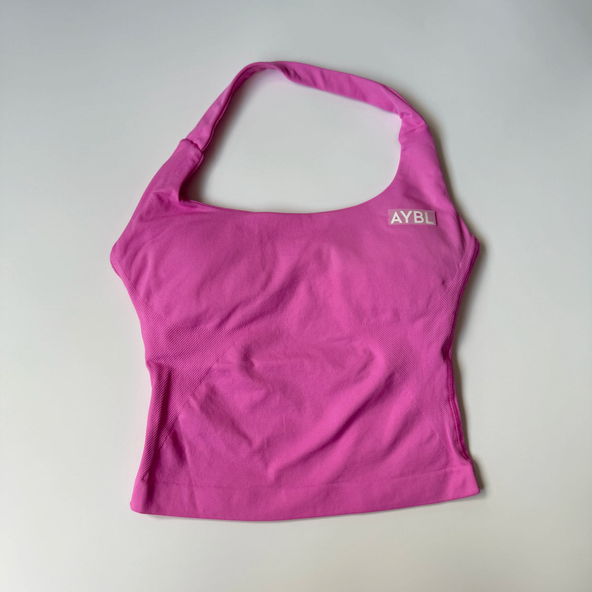 AYBL Seamless Halter Tank Top Rose Red