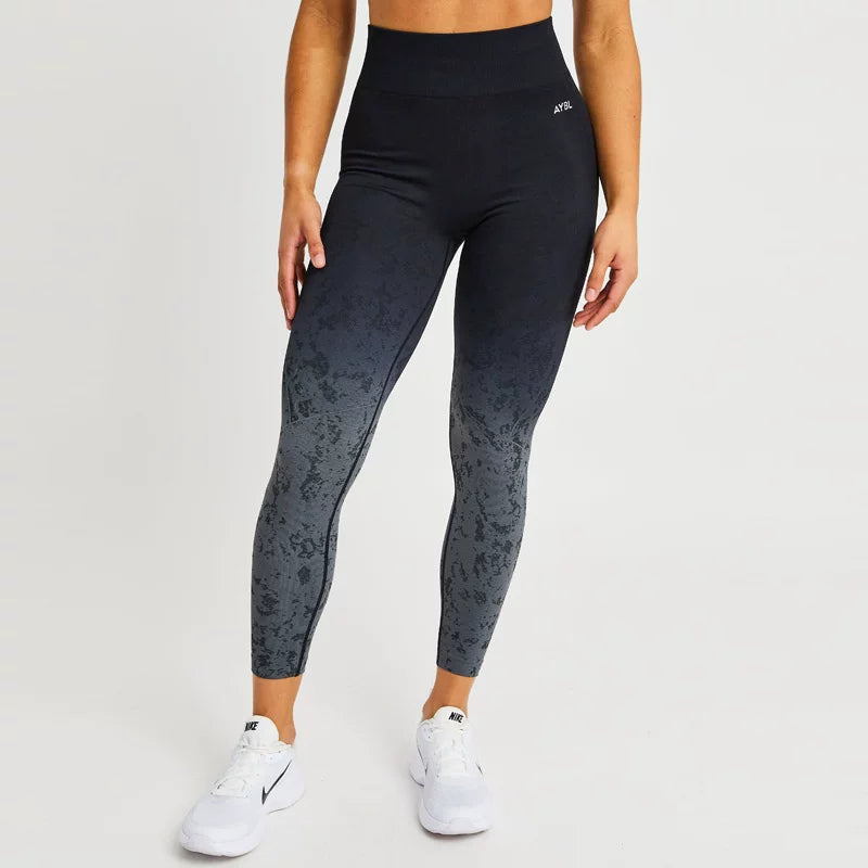 AYBL Jacquard Seamless High-Waisted Legging Black
