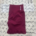 DFYNE Seamless High-Waisted Contour Short Wildberry Color