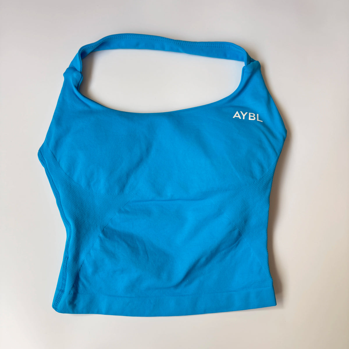 AYBL Seamless Halter Tank Top Blue