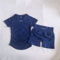 DFYNE Seamless Compression Set Dark Blue