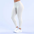 DFYNE Seamless High-Waisted Contour Legging White