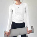 Alo Active Seamless Long-Sleeve Performance Top White