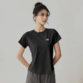 Alo Active Crewneck Performance Athletic Top Black