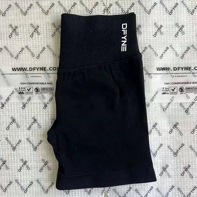 DFYNE Seamless High-Waisted Contour Short Black