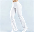 DFYNE Seamless High-Waisted Flared Legging White