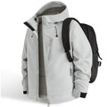 Alo Performance Hooded Technical Shell Jacket grey