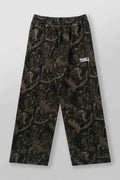 YoungLA Camo Casual Training Sweatpants – Dark Brown Tree Camo Edition