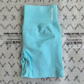 DFYNE Seamless High-Waisted Contour Short Light Blue
