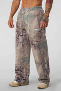YOUNGLA Men's Tree Camo Relaxed Fit Joggers / Sweatpants