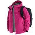 Alo Performance Hooded Technical Shell Jacket Rose Red