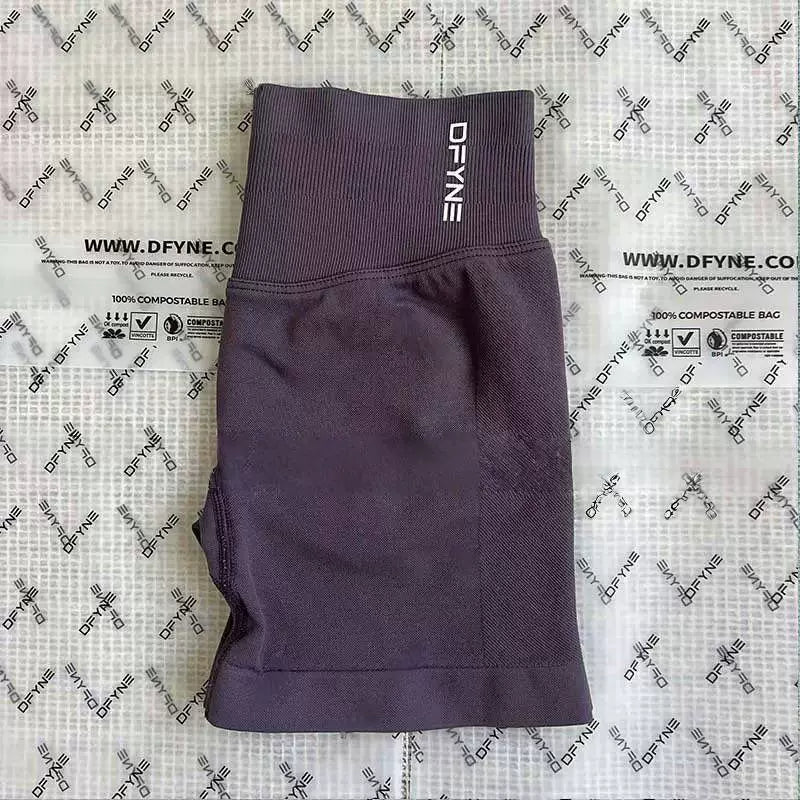 DFYNE Seamless High-Waisted Contour Short Truffle Color