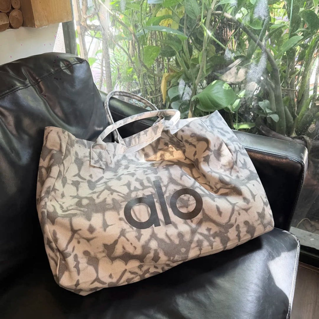 Alo Tie-Dye Canvas Carryall Tote Bag