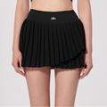 Alo Active Pleated Wrap Tennis Skort Black