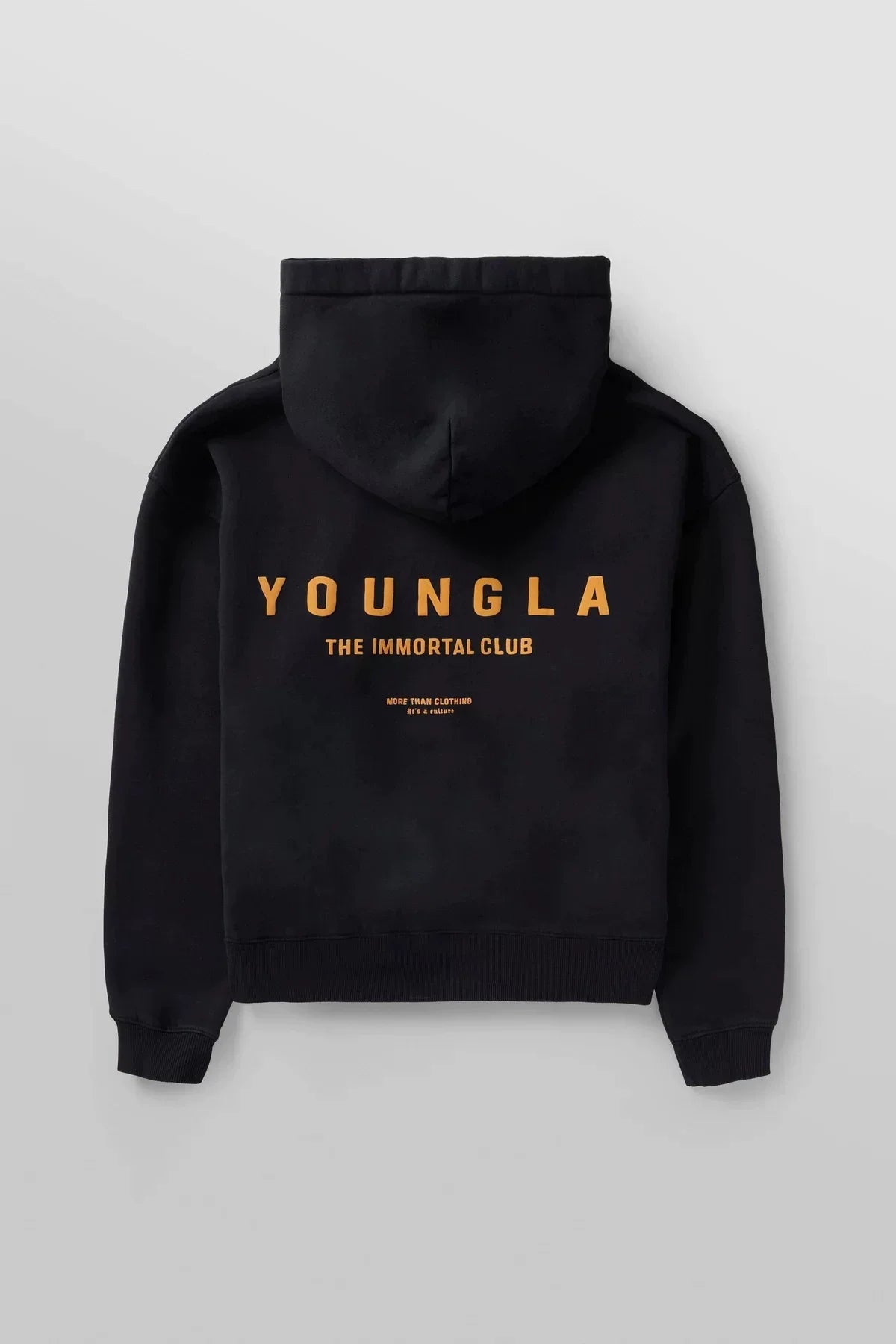 YOUNGLA- Black Immortal Club Pullover Hoodie