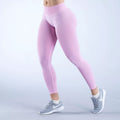 DFYNE Seamless High-Waisted Contour Legging Pink