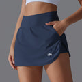 Alo Active High-Waisted Athletic Skort Drak blue