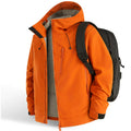 Alo Performance Hooded Technical Shell Jacket Orange