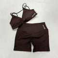 DFYNE Seamless Crossover Sports Set Brown