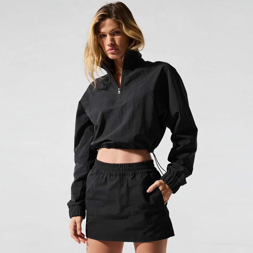 Alo Active Half-Zip Cropped Pullover