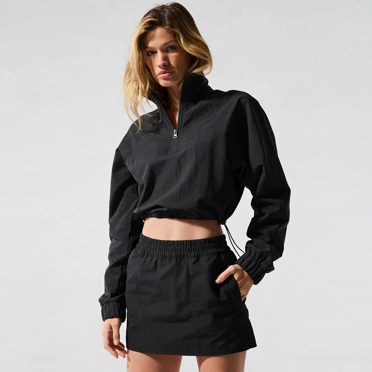 Alo Active Half-Zip Cropped Pullover