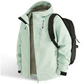 Alo Performance Hooded Technical Shell Jacket Light Green