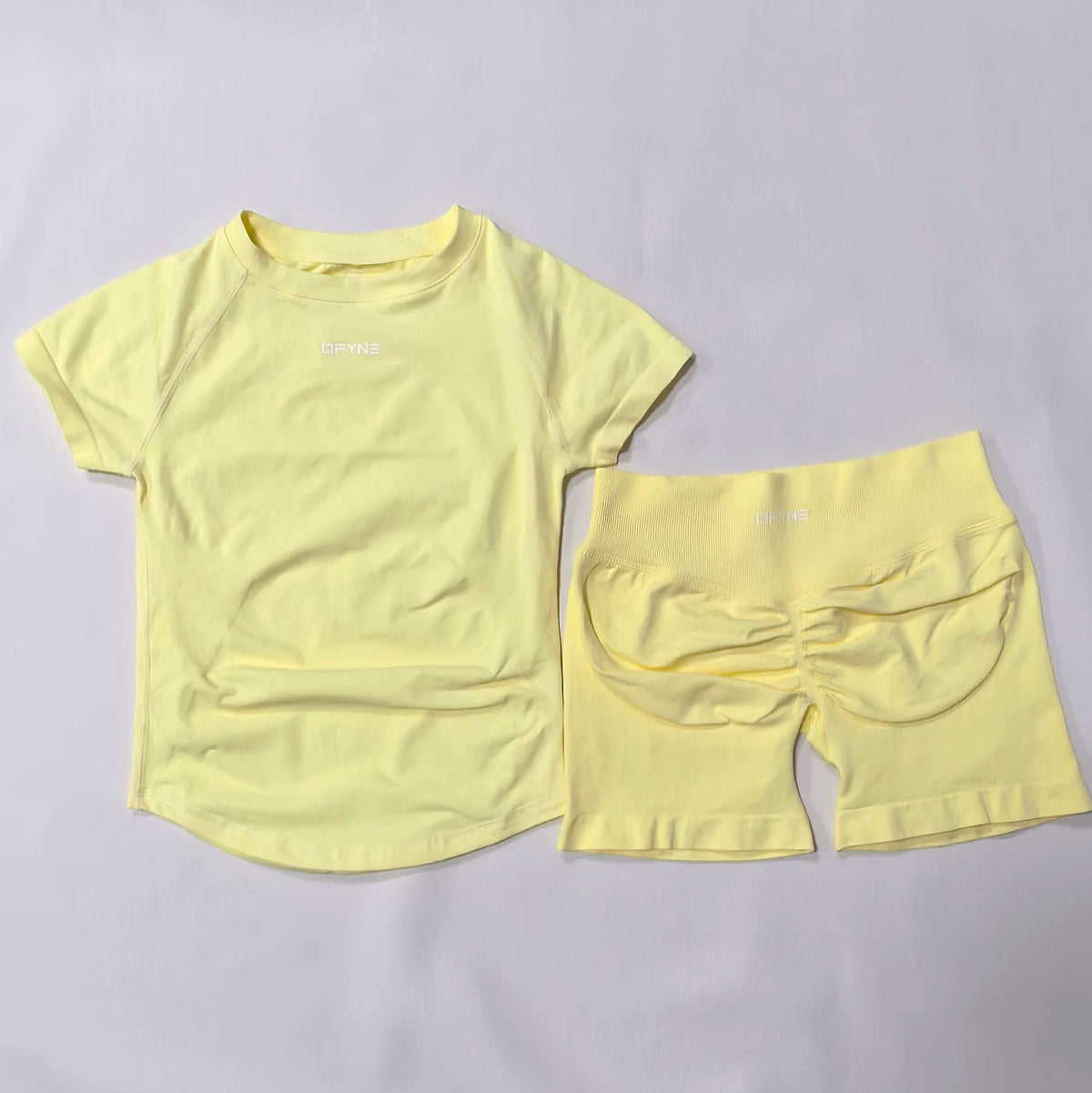 DFYNE Seamless Compression Set Yellow