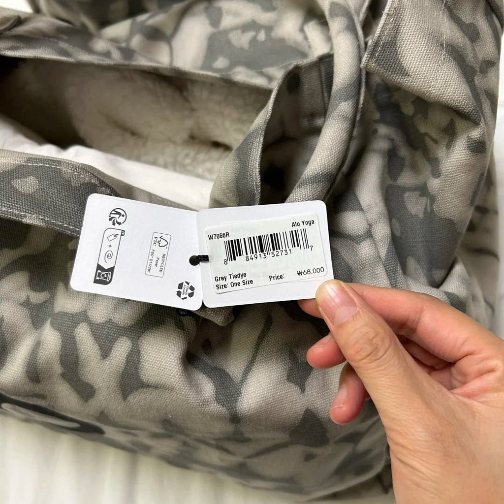 Alo Tie-Dye Canvas Carryall Tote Bag