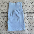 DFYNE Seamless High-Waisted Contour Short Ice Blue