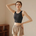 Alo Active High-Neck Longline Sports Bra Black