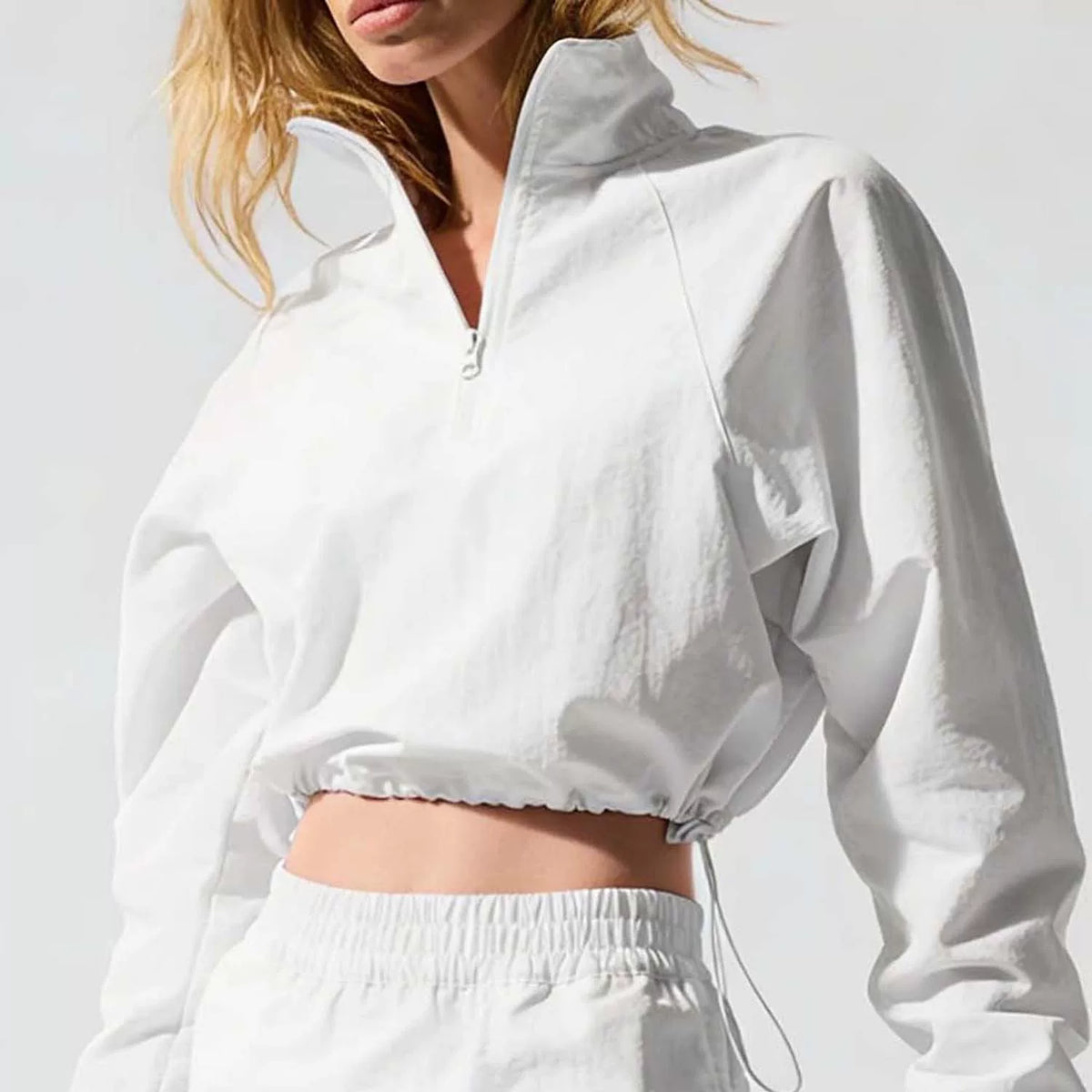 Alo Active Half-Zip Cropped Pullover