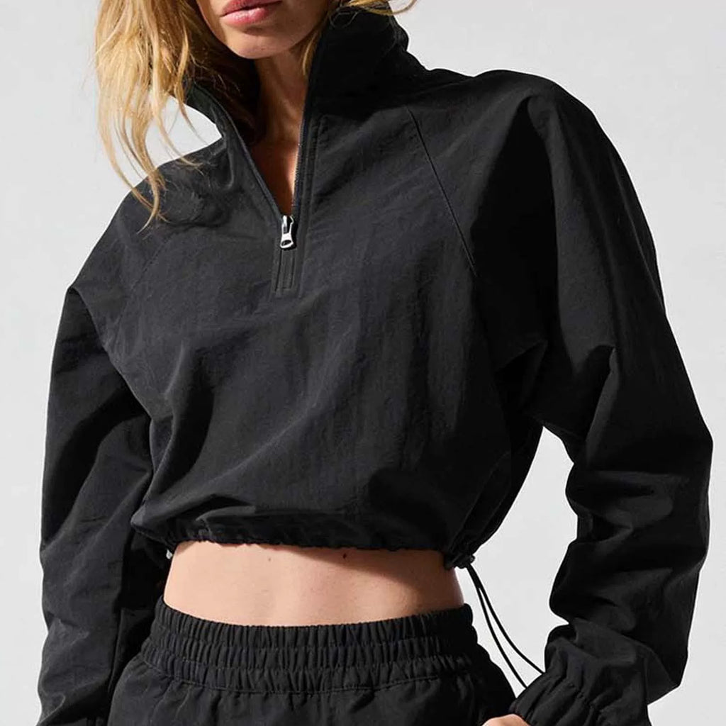 Alo Active Half-Zip Cropped Pullover
