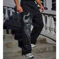 YoungLA Acid Wash Casual Training Sweatpants – Vintage Washed Black Edition