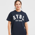 AYBL Varsity Graphic Oversized Tee Dark Blue